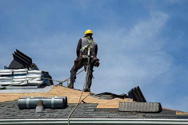 Professional Roof Replacement technician working in Valley Village, CA